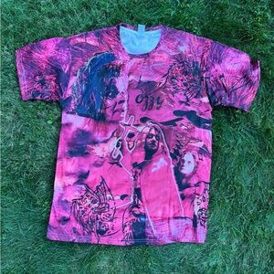Ozzy Osbourne Vintage Inspired AOP All Over Print T Shirt L